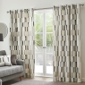 Fusion Oakland Eyelet Headed Curtains Lined Natural