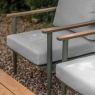 Houghton 2 Seat Sofa With 2 Sofa Chairs & Rectangle Coffee Table - Sage