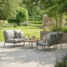 Houghton 2 Seat Sofa With 2 Sofa Chairs & Rectangle Coffee Table - Sage