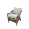 Normandy Rattan 3 Seater Sofa With 2 Sofa Chairs & Dining Table
