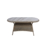 Normandy Rattan 3 Seater Sofa With 2 Sofa Chairs & Dining Table