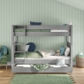 CGBNKTBM classic bunk bed grey with trundle + trundle mattress FRONT