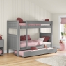 CGTBNK classic bunk bed with open trundle