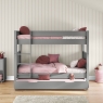 CGTBNK classic bunk bed with open trundle FRONT