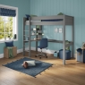 CGHI classic high sleeper grey with desk + shelving
