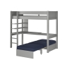 CGHI5-25 classic high sleeper grey desk shelving + blud chair bed CUT OUT OPEN