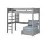 CGHI5 classic high sleeper grey desk shelving + grey chair bed CUT OUT