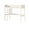 CWHI classic high sleeper white desk + shelving CUT OUT