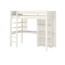 CWHITB classic high sleeper white desk shelving + tallbookcase CUT OUT