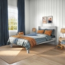 Stompa Classic Low End Small Double Bed Grey