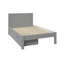 Stompa Classic Low End Small Double Bed & Pair Of Drawers Grey