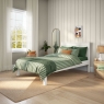Stompa Classic Low End Small Double Bed White