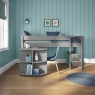 CGMID1 mid sleeper + pull out desk Grey FRONT