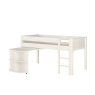 CWMID1 mid sleeper + pull out desk white CUT OUT