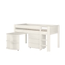 CWMID10 mid sleeper with pull out desk + chest white CUT OUT