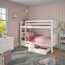 COBNKPD originals bunk bed + drawers white 2