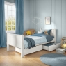 Stompa Classic Single Bed & Pair Of Drawers White