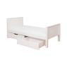 Stompa Classic Single Bed & Pair Of Drawers White