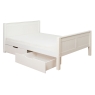 Stompa Classic Small Double Bed & Pair Of Drawers White