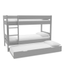COMGTBNK Compact detachable bunked + open trundle grey CUT OUT