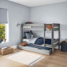 COMGBNKTBM  Compact detachable bunked Trundle drawer + Trundle Mattress Grey