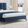 Carmella Bed Frame Navy Blue 