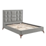 Carmella Bed Frame Silver 
