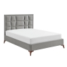 Carmella Bed Frame Silver 