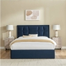 Carmella Ottoman Bed Frame Navy Blue 