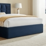 Carmella Ottoman Bed Frame Navy Blue 
