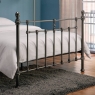 Freya Bed Frame Brushed Black Nickel 