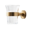 Miller Bond Tumbler And Holder Brushed Brass