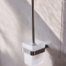 Miller Miami Toilet Brush Set Brushed Nickel