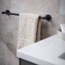 Miller Bond Towel Rail 495mm Matt Black