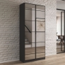 Boston 5J85 2 Door 2 Mir Wardrobe Grey