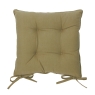 Slub Cotton 40cm Seat Pad Moss 3