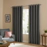 Ultimate Velvet Readymade Curtains Charcoal