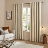 Ultimate Velvet Readymade Curtains Natural