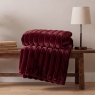 Deyongs Alnwick Throw 140x180cm Ruby