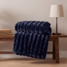 Deyongs Alnwick Throw 140x180cm Navy