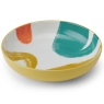 Coupe Bowl Yellow Abstract