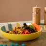 Coupe Bowl Yellow Abstract