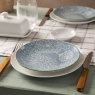 Grey Floral Plate