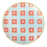 Blue Mosaic Plate