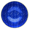 bowl 15.5cm Leafy Indogo