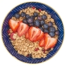 bowl 15.5cm Leafy Indogo