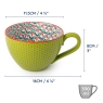 Green Blue Geo Mug