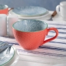 Grey Floral Mug