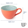 Grey Floral Mug