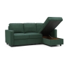 Mickey Corner Sofa Bed Green